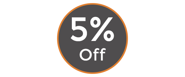 5% discount on annual subscriptions